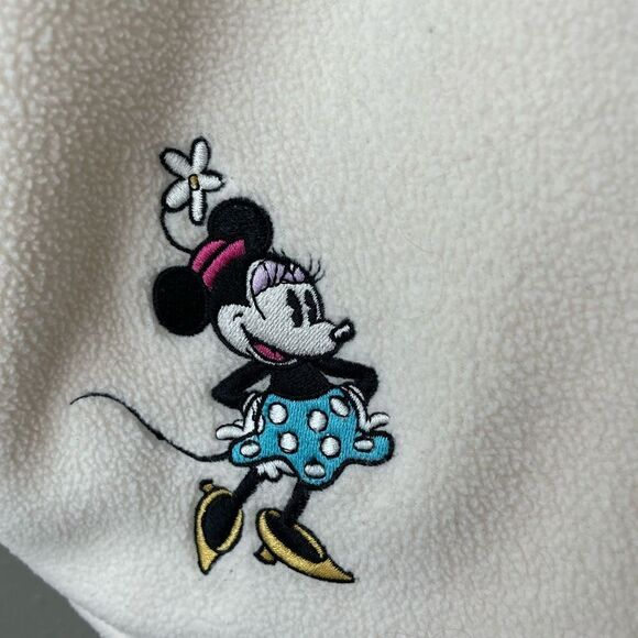 Disney Direct Mini Mouse Quarter Zip Pullover Fleece Jacket Size L EUC - Picture 3 of 6